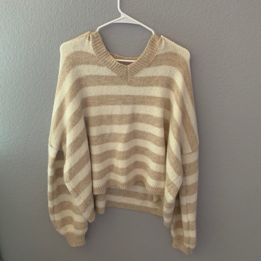 Oversized Striped Sweater